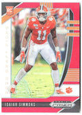Isaiah Simmons Panini Prizm Draft Picks - Prizms Red 154 2020 Clemson Tigers