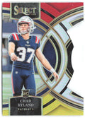 Chad Ryland Select Red and Yellow Prizms Die Cuts 122 2023 New England Patriots