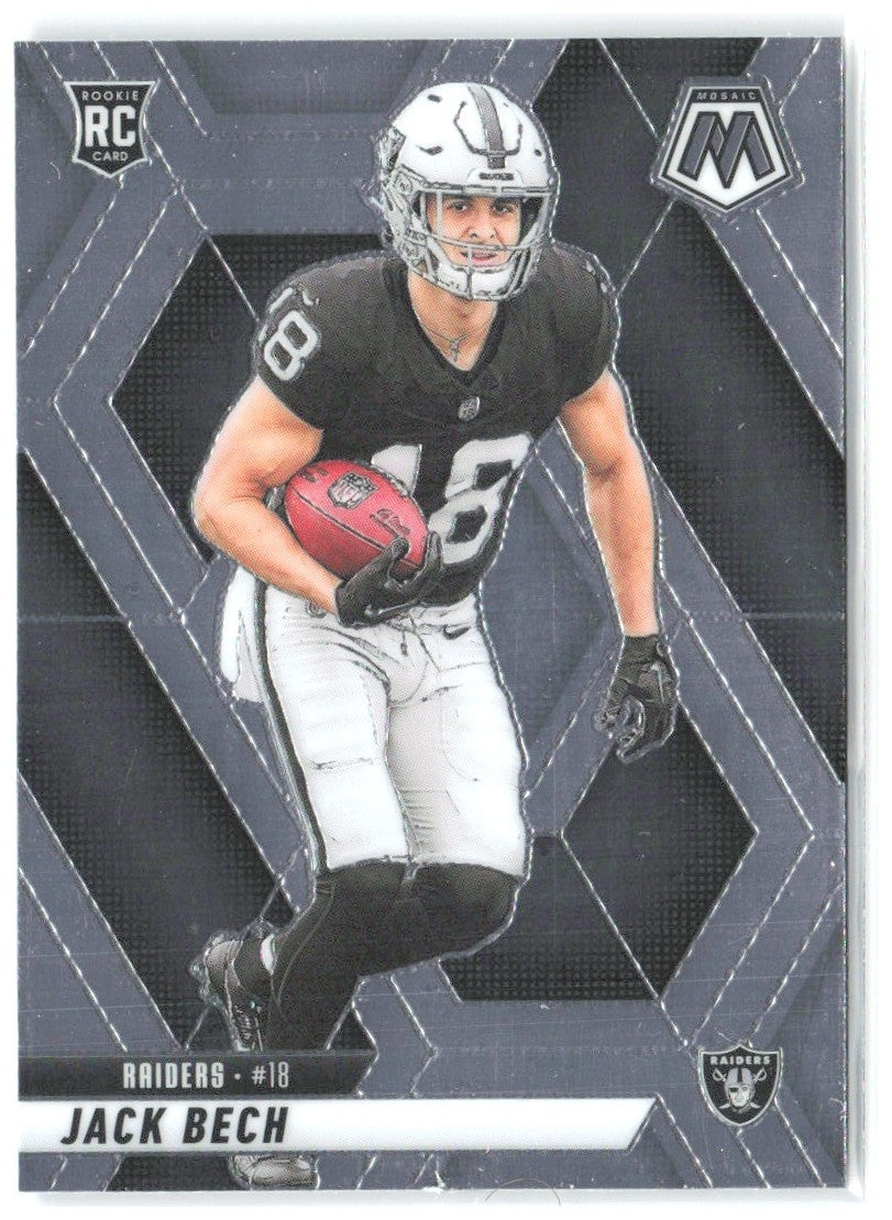 Jack Bech Panini Mosaic 349 2025 Las Vegas Raiders RC