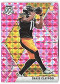 Chase Claypool Panini Mosaic - Prizm Camo Pink 220 2020 Pittsburgh Steelers