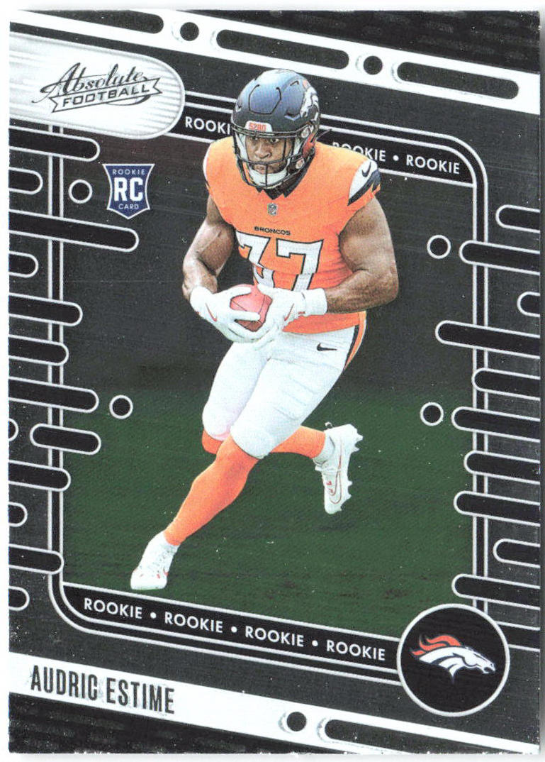 Audric Estime Panini Absolute - Retail 193 2024 Denver Broncos RC