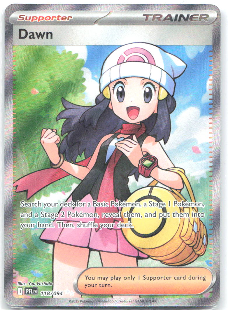 Dawn Holo Ultra Rare ME02: Phantasmal Flames 118/094 NM Yuu Nishida