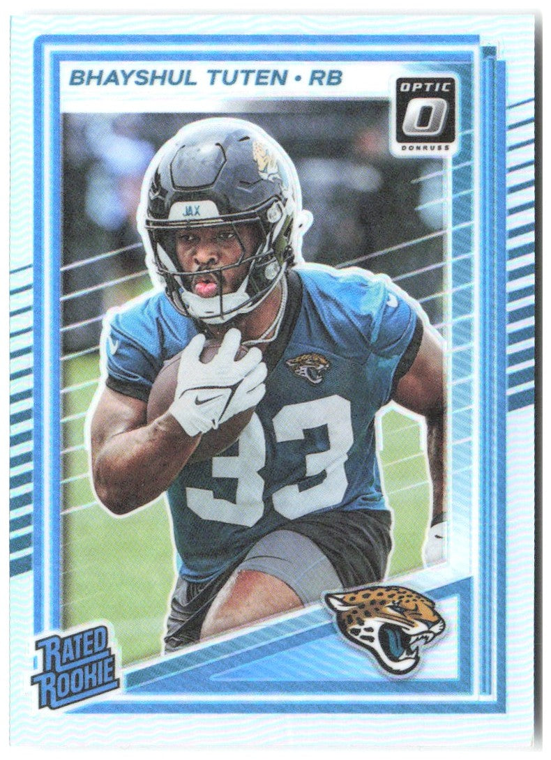 Bhayshul Tuten Donruss Optic - Holo 272 2025 Jacksonville Jaguars