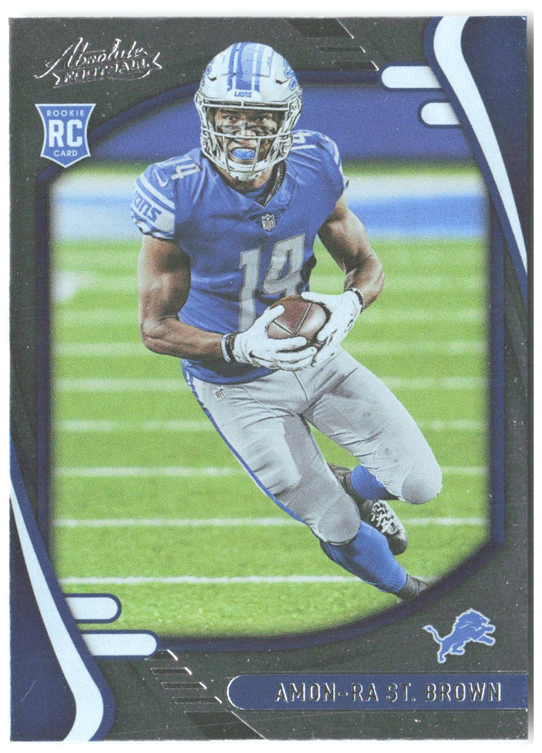 Amon-Ra St. Brown Panini Absolute - Retail 131 2021 Detroit Lions RC