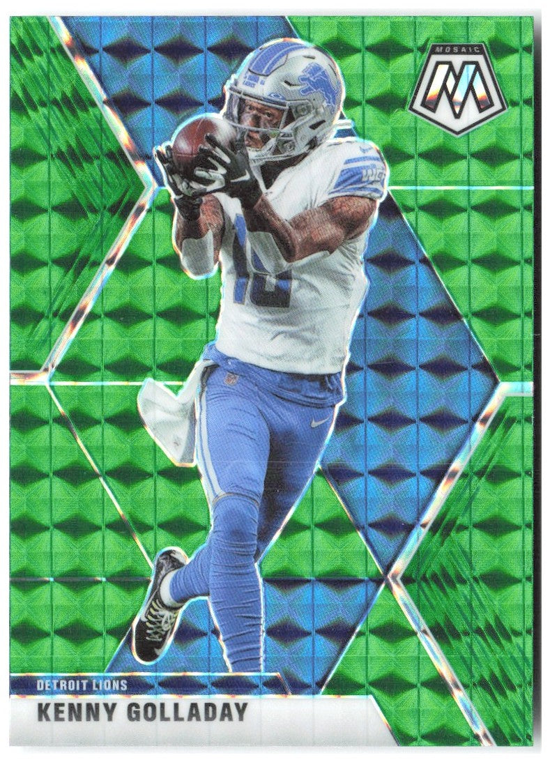 Kenny Golladay Panini Mosaic - Prizm Green 74 2020 Detroit Lions
