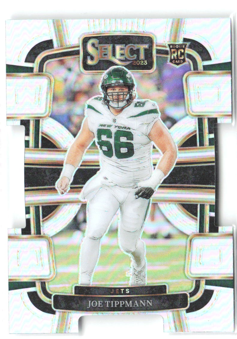 Joe Tippmann Panini Select - Silver Prizms Die Cuts 78 2023 New York Jets