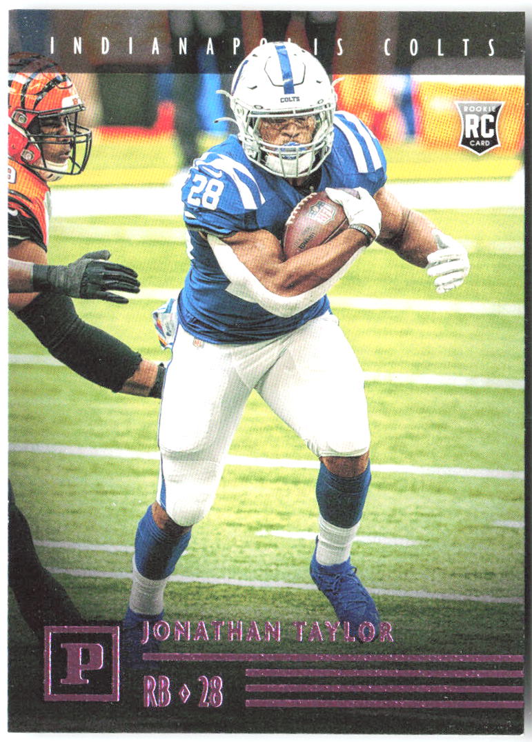 Jonathan Taylor Panini Chronicles - Panini Pink PA-12 2020 Indianapolis Colts