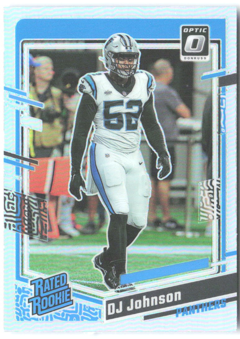 DJ Johnson Donruss Optic - Holo 214 2023 Carolina Panthers