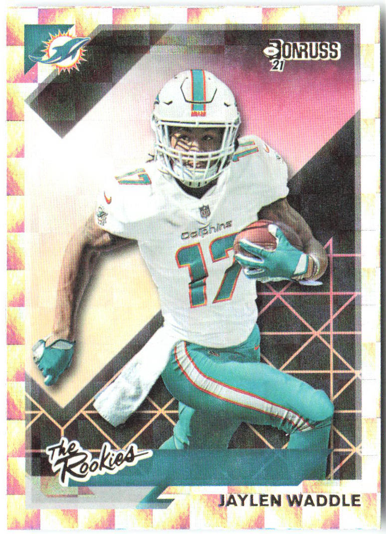 Jaylen Waddle Donruss - The Rookies TR-JWA 2021 Miami Dolphins