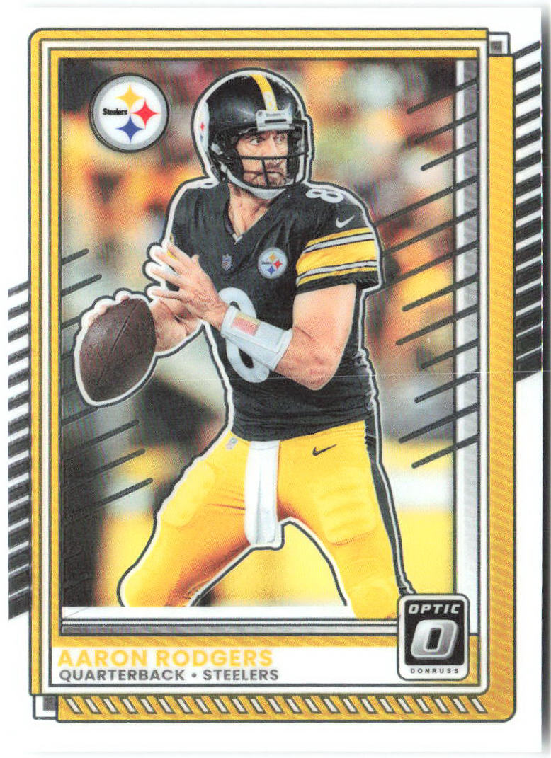 Aaron Rodgers Donruss Optic 75 2025 Pittsburgh Steelers