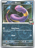 Team Rocket's Ekans Reverse Holo Common SV10 Destined Rivals 112/182 NM hncl