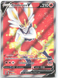 Cinderace V Full Art Holo Ultra Rare SWSH02 Rebel Clash 178/192 NM 5ban Graphics