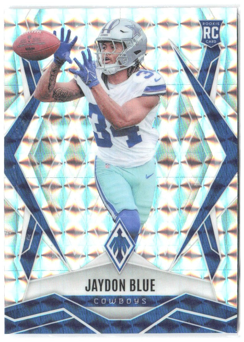 Jaydon Blue Panini Phoenix - Silver Pyramids Prizm 190 2025 Dallas Cowboys
