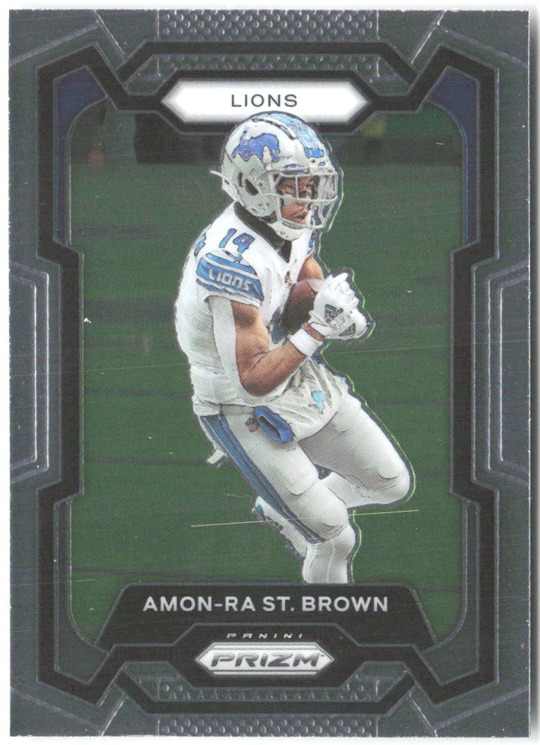Amon-Ra St. Brown Panini Prizm 96 2023 Detroit Lions