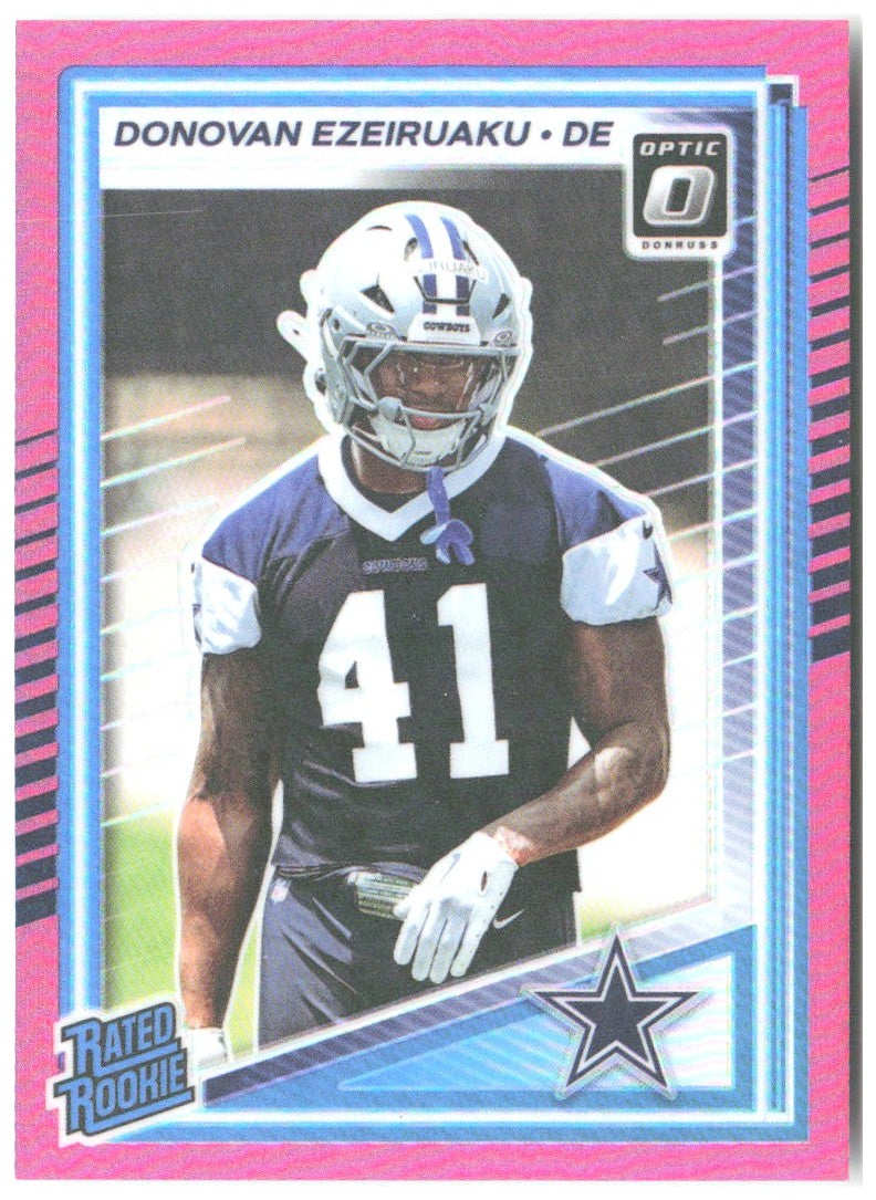 Donovan Ezeiruaku Donruss Optic - Pink 230 2025 Dallas Cowboys