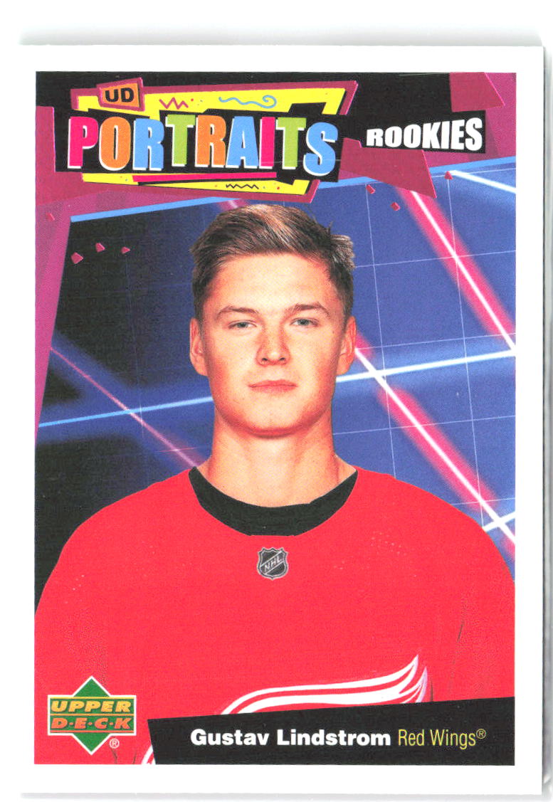 Gustav Lindstrom Upper Deck - UD Portraits P-67 2020-21 Detroit Red Wings