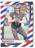 Baker Mayfield Panini Prizm - Red White and Blue 268 2024 Tampa Bay Buccaneers