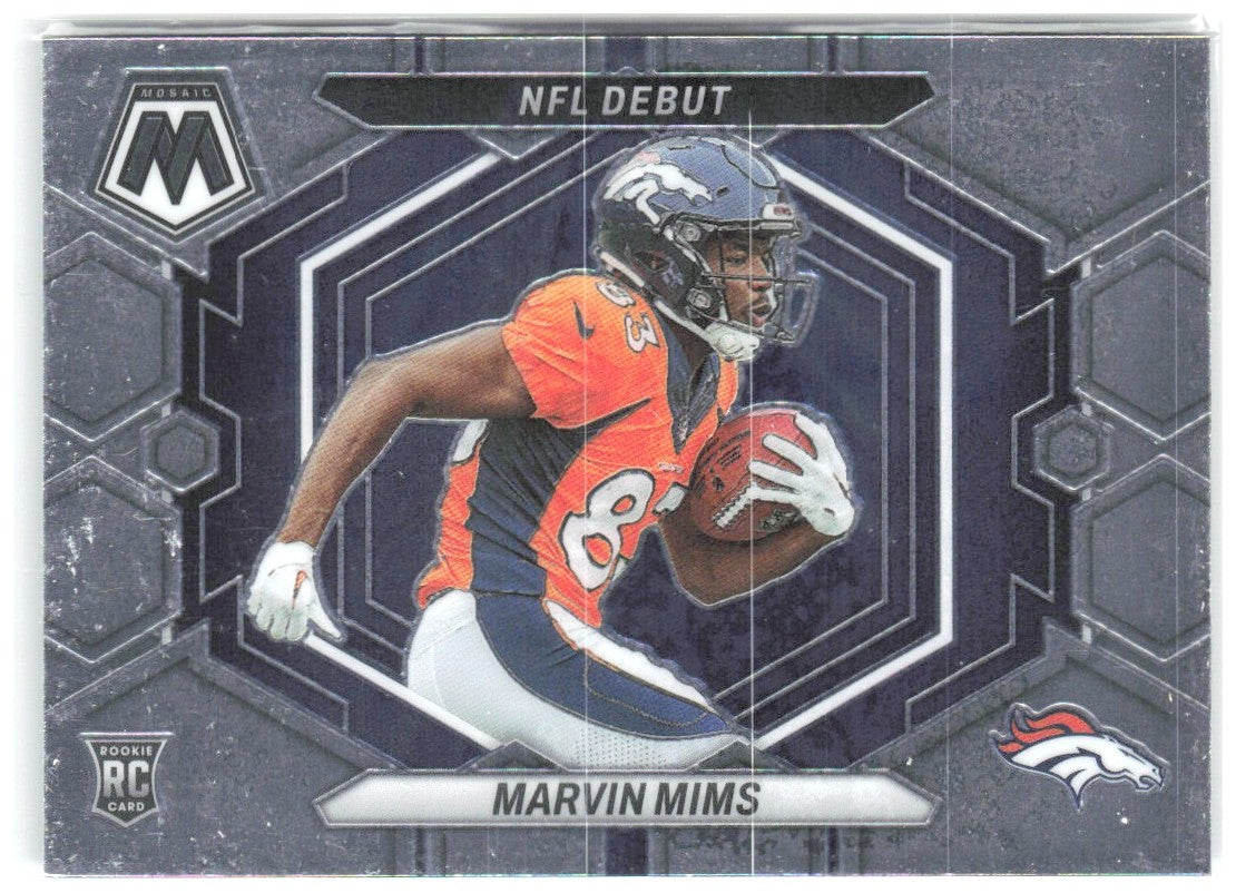 Marvin Mims Panini Mosaic ND-13 2023 Denver Broncos