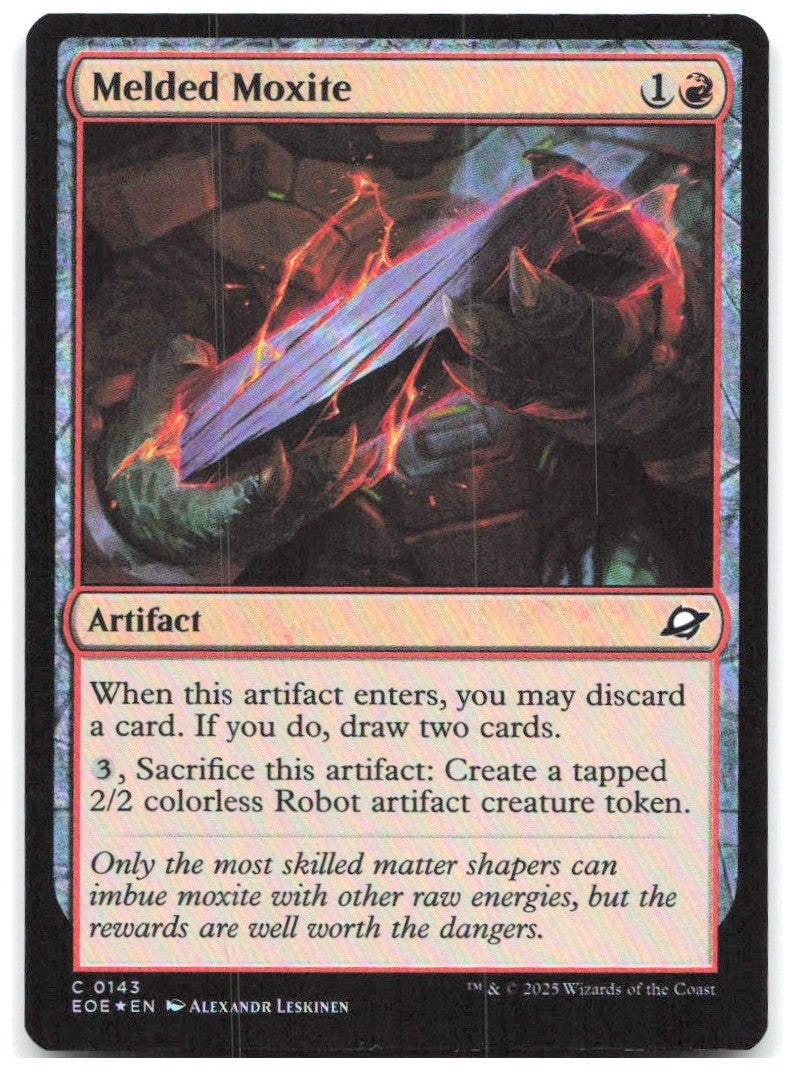 Melded Moxite Foil C Edge of Eternities 143 NM Alexander Leskinen