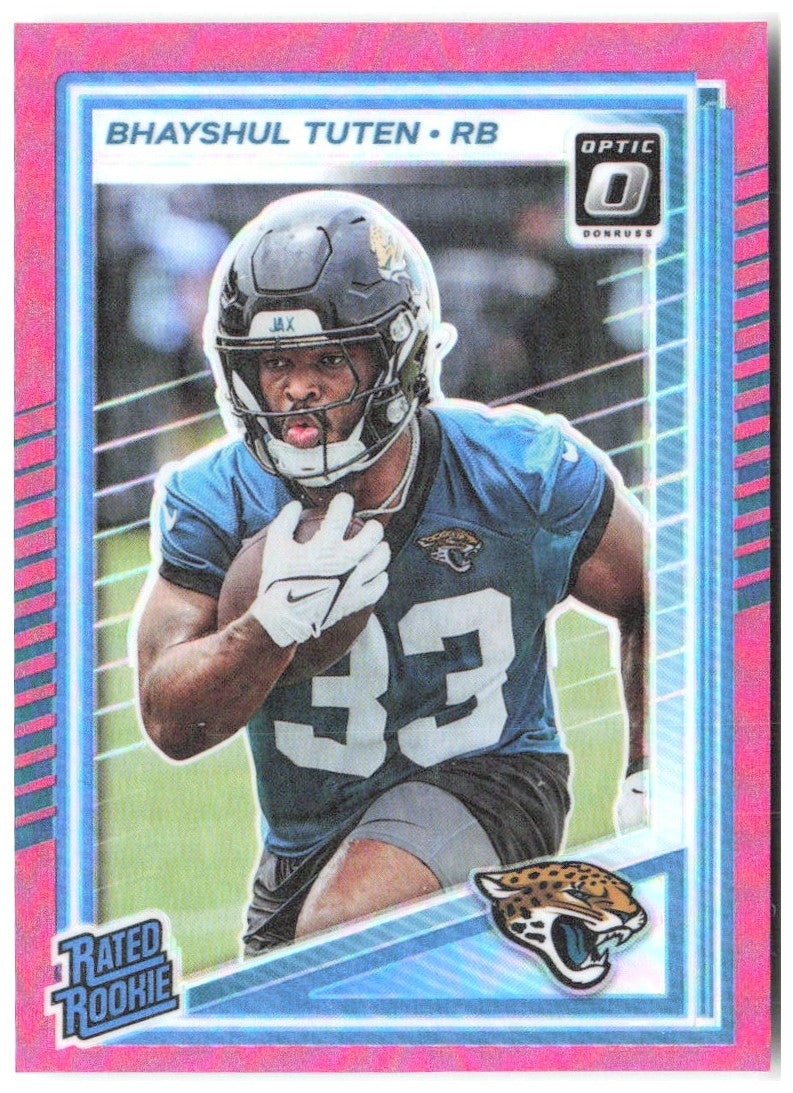 Bhayshul Tuten Donruss Optic - Pink 272 2025 Jacksonville Jaguars
