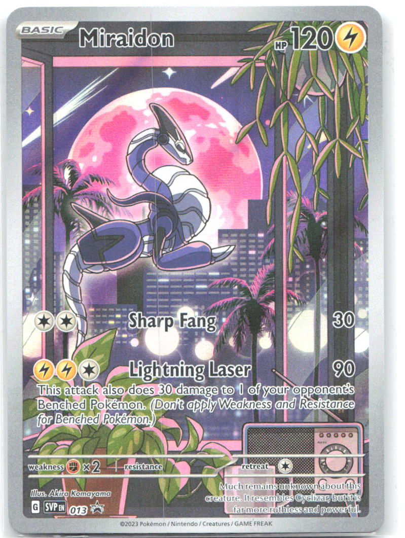 Miraidon Holo Promo SV: Scarlet & Violet Promo Cards 013 NM GOSSAN