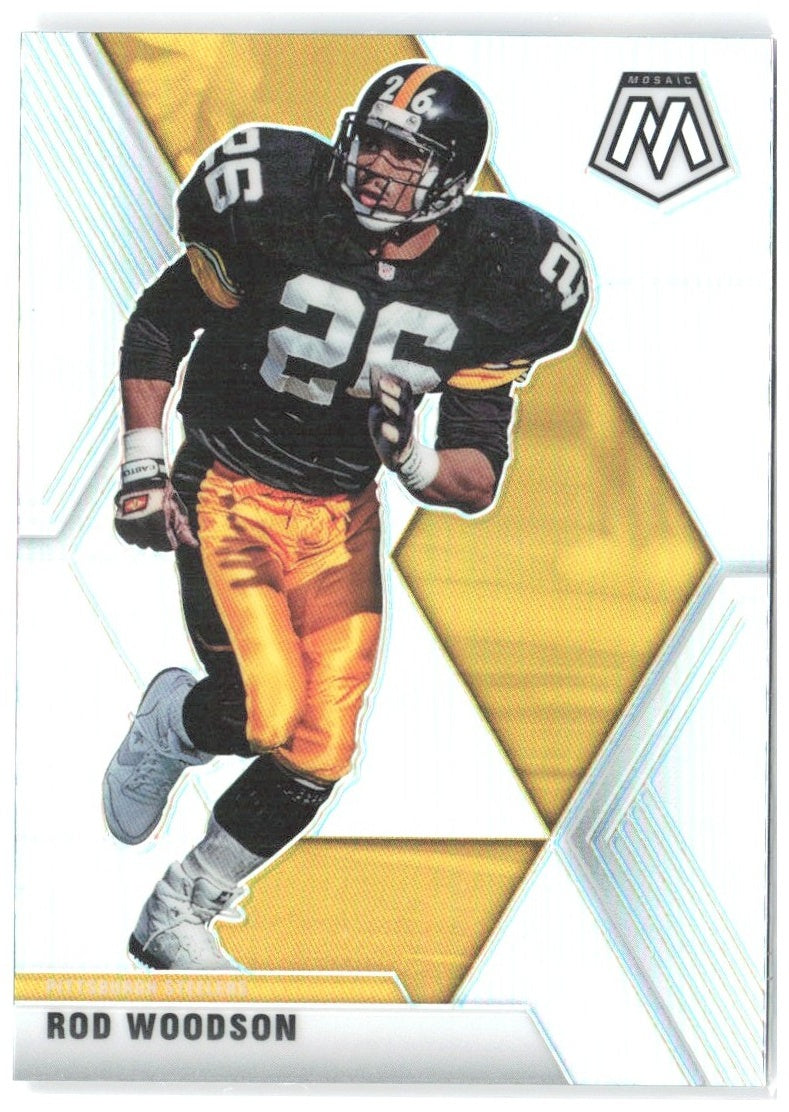 Rod Woodson Panini Mosaic - Prizm Silver 173 2020 Pittsburgh Steelers