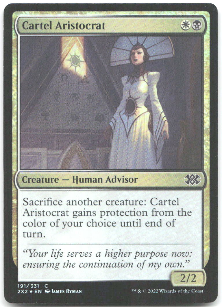 Cartel Aristocrat Foil C Double Masters 2022 191 NM James Ryman