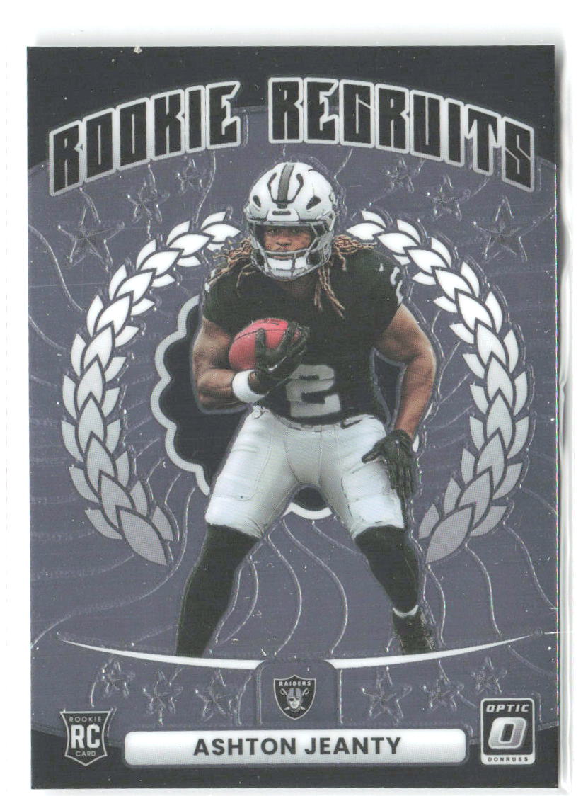 Ashton Jeanty Donruss Optic - Rookie Recruits 4 2025 Las Vegas Raiders