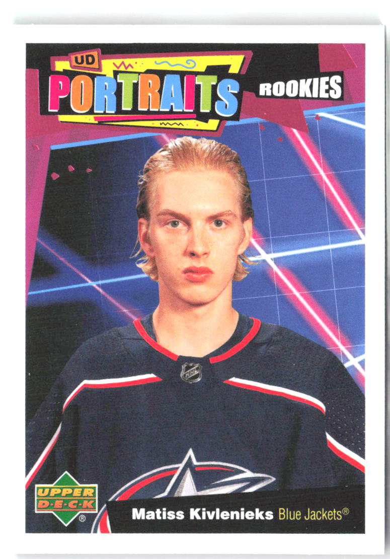 Matiss Kivlenieks Upper Deck - UD Portraits P-94 2020-21 Columbus Blue Jackets