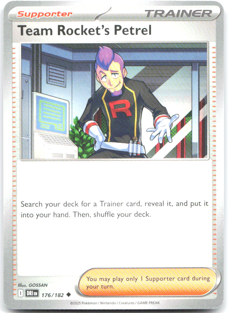 Team Rocket's Petrel Uncommon SV10 Destined Rivals 176/182 NM AYUMI ODASHIMA