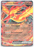 Team Rocket's Moltres ex Double Rare Destined Rivals 031/182 NM 5ban Graphics