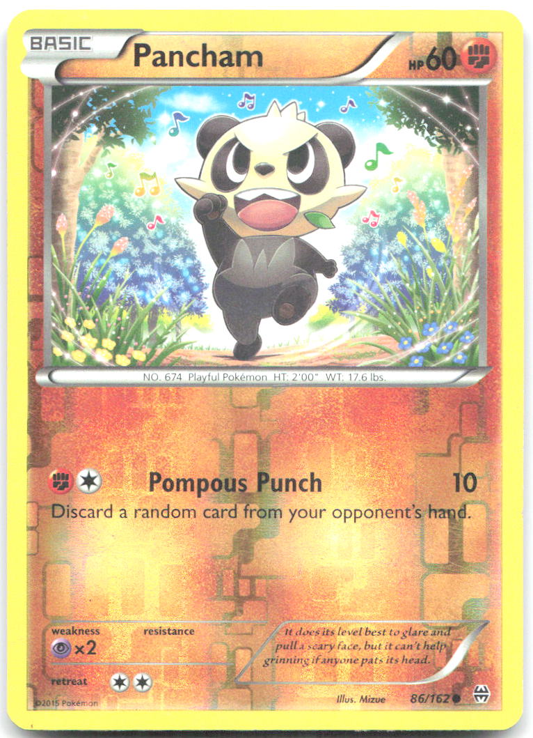 Pancham Reverse Holo Common XY BREAKthrough 86/162 NM Mizue