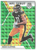 Chase Claypool Panini Mosaic - Prizm Green 278 2020 Pittsburgh Steelers