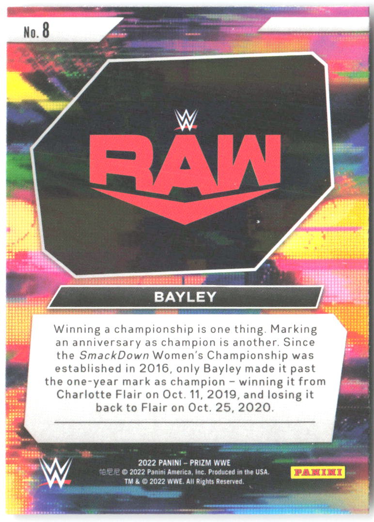 Bayley Panini Prizm WWE - WWE Next Level 8 2022