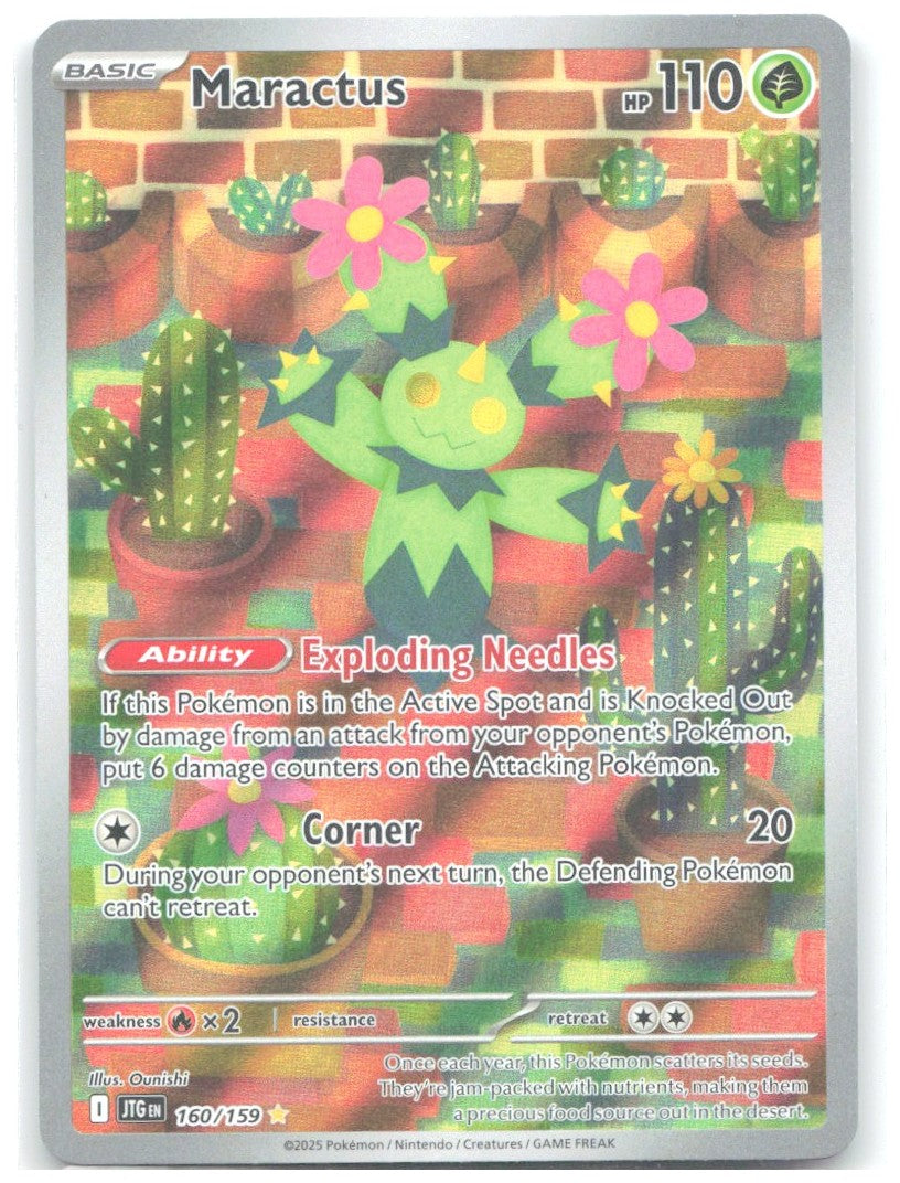 Maractus Holo Illustration Rare SV09 Journey Together 160/159 NM Ounishi
