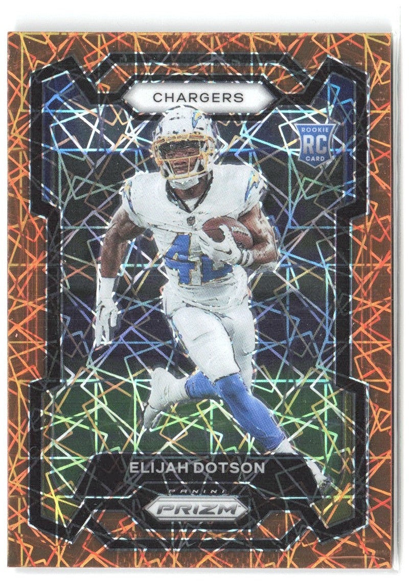 Elijah Dotson Panini Prizm - Lazer 352 2023 Los Angeles Chargers