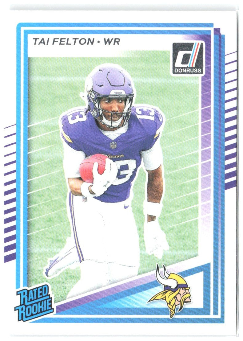 Tai Felton Donruss 331 2025 Minnesota Vikings RC