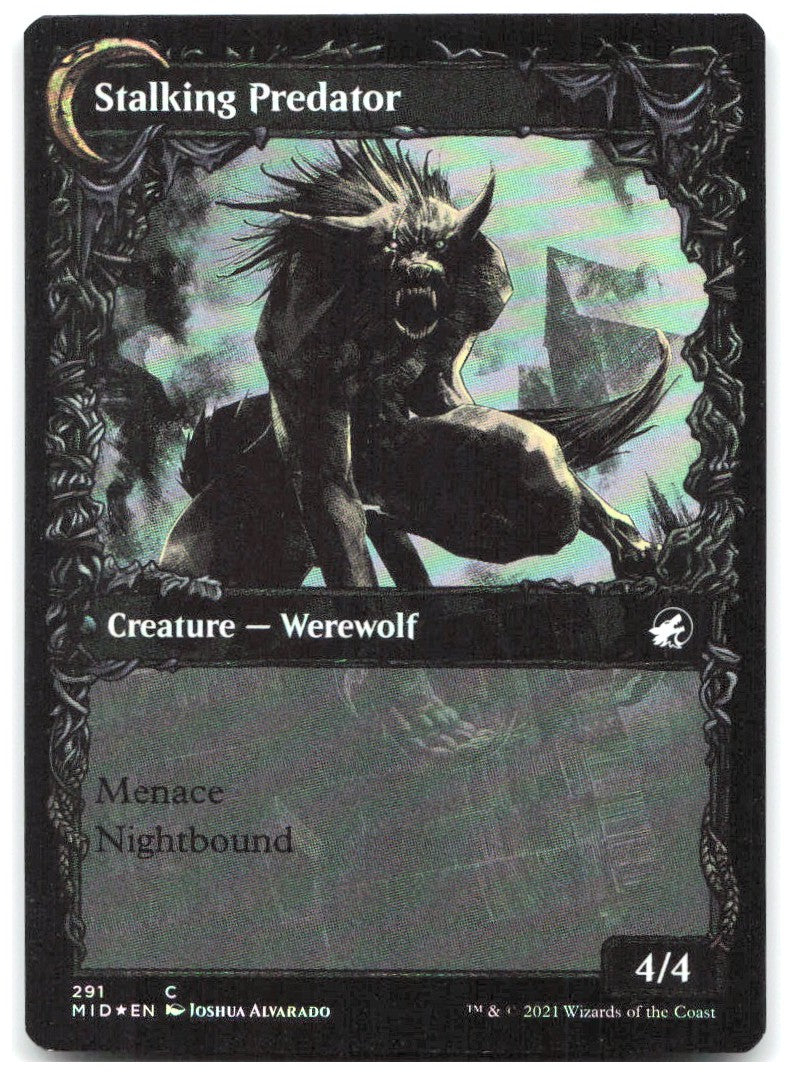 Shady Traveler Showcase Foil C Innistrad Midnight Hunt 291 NM Joshua Alvarado