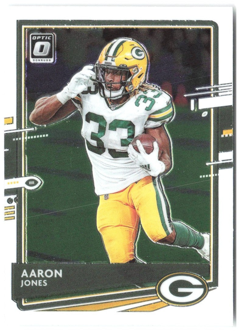 Aaron Jones Donruss Optic 39 2020 Green Bay Packers