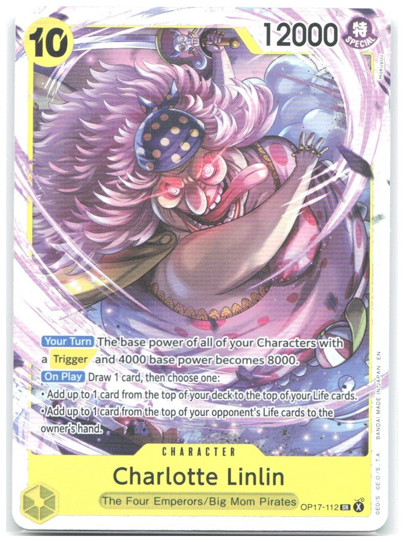 Charlotte Linlin 112 Foil SR The World's Strongest Warriors OP17 112 NM