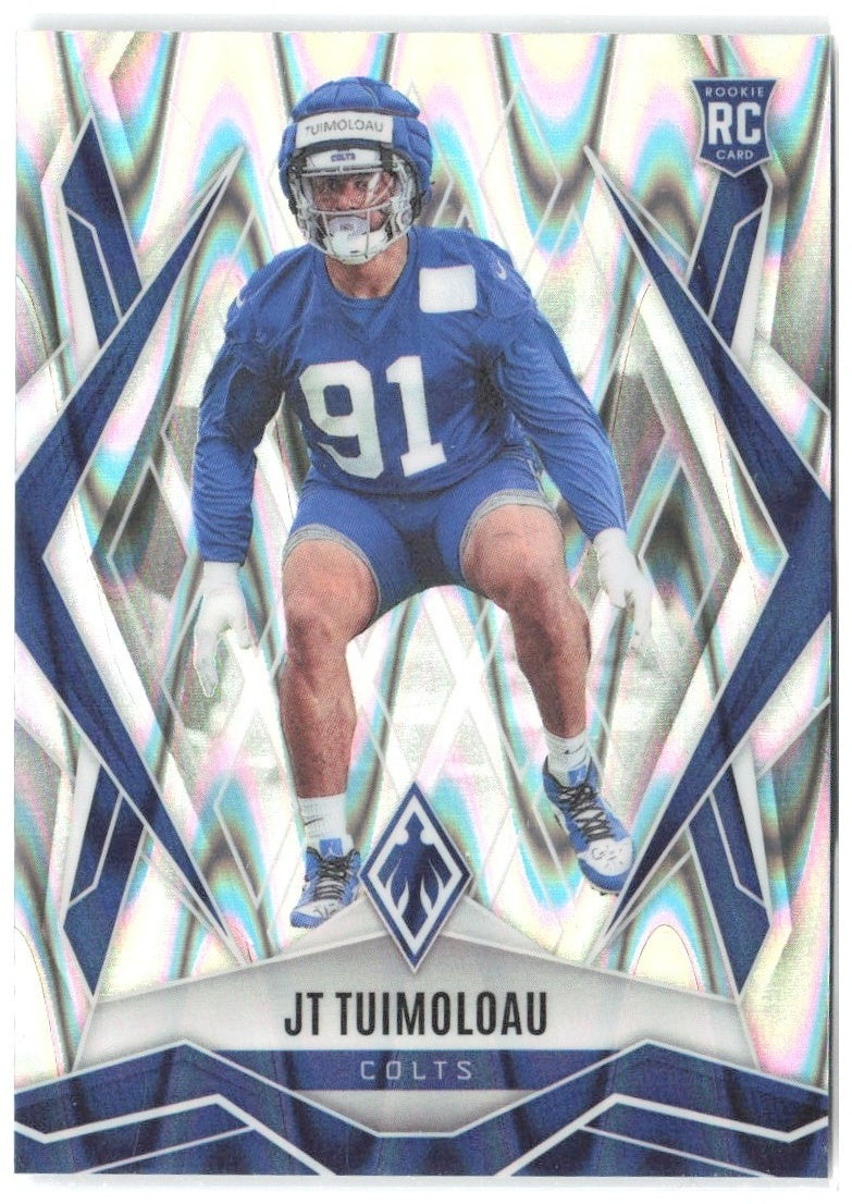 JT Tuimoloau Panini Phoenix - Silver Lava Prizm 218 2025 Indianapolis Colts