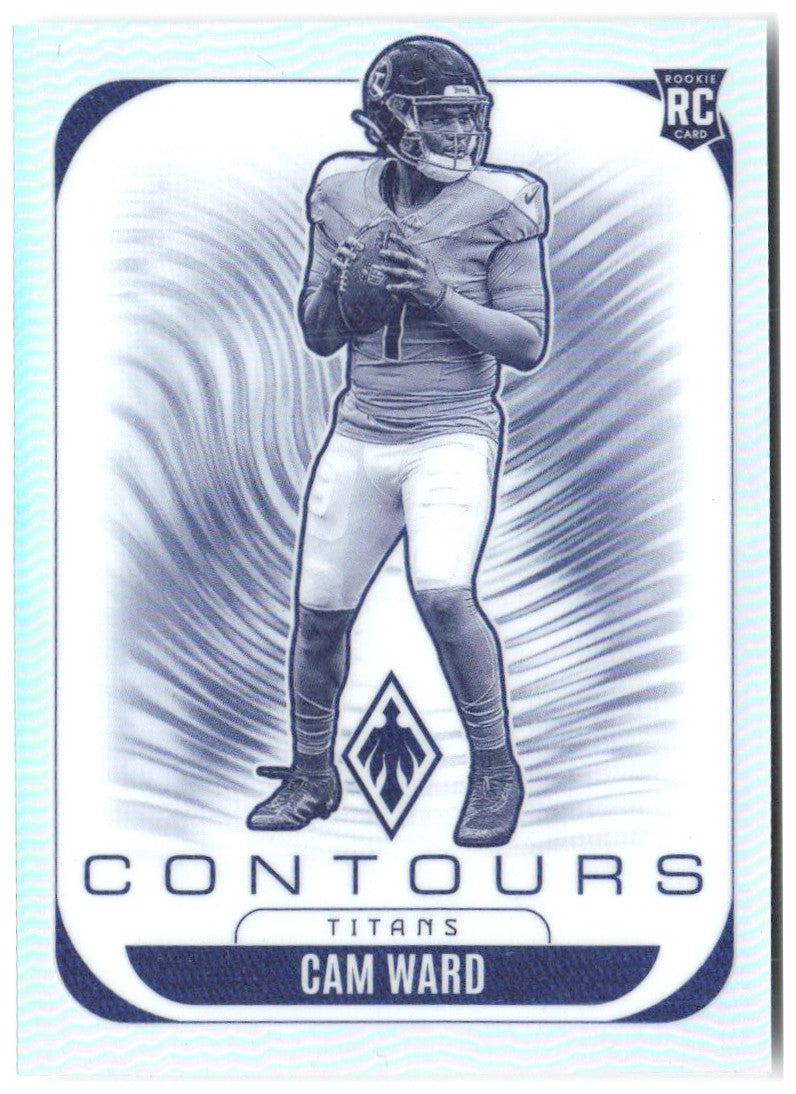Cam Ward Panini Phoenix - Contours 31 2025 Tennessee Titans