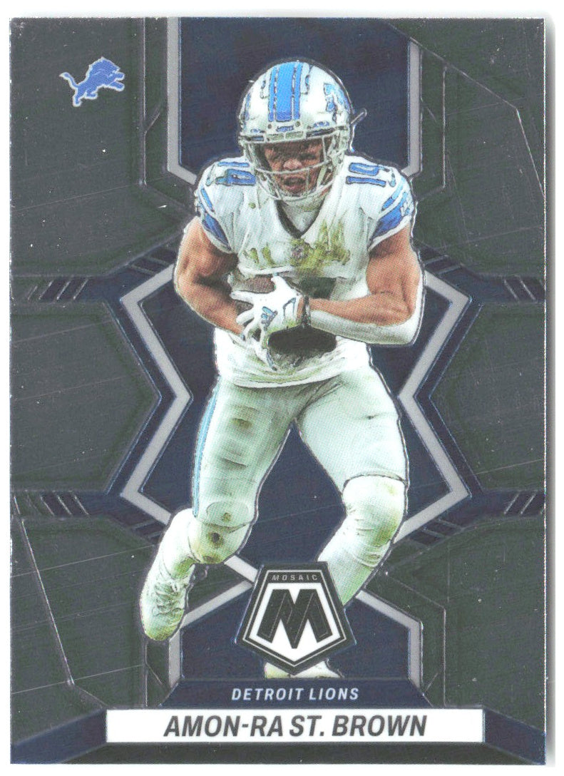 Amon-Ra St. Brown Panini Mosaic 67 2022 Detroit Lions