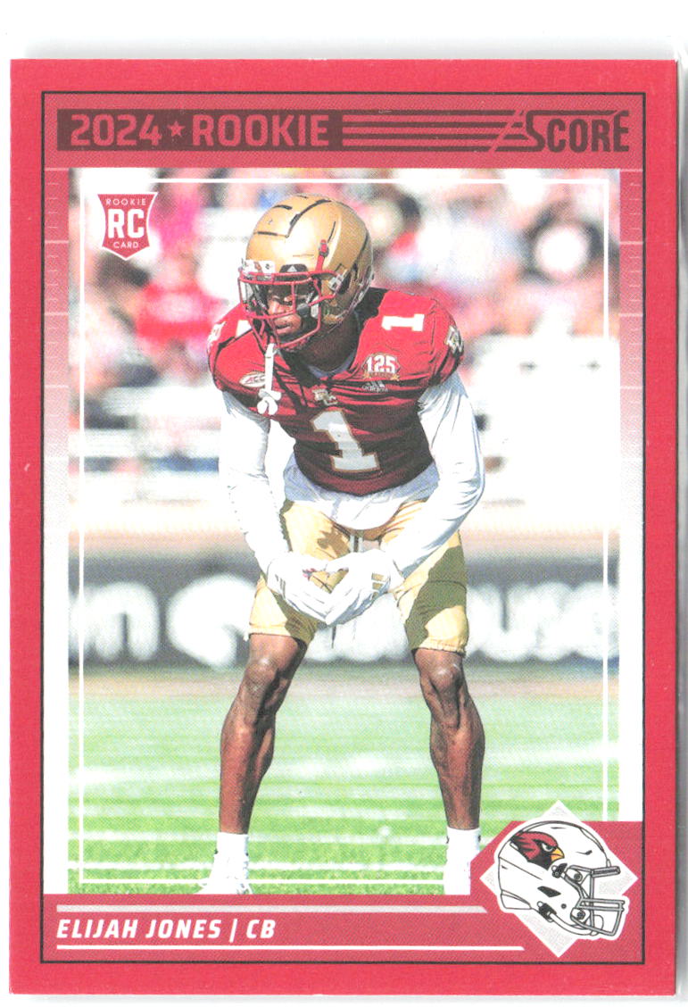Elijah Jones Score - Red 377 2024 Arizona Cardinals