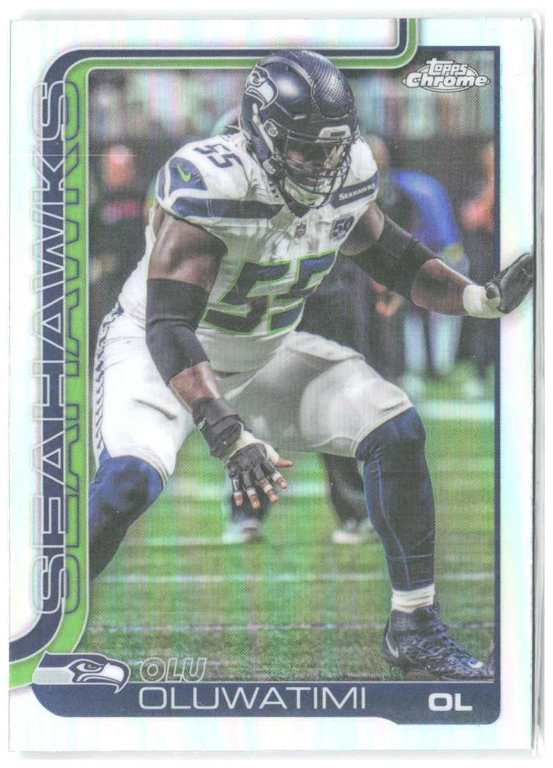 Olu Oluwatimi Topps Chrome - Refractor 273 2025 Seattle Seahawks
