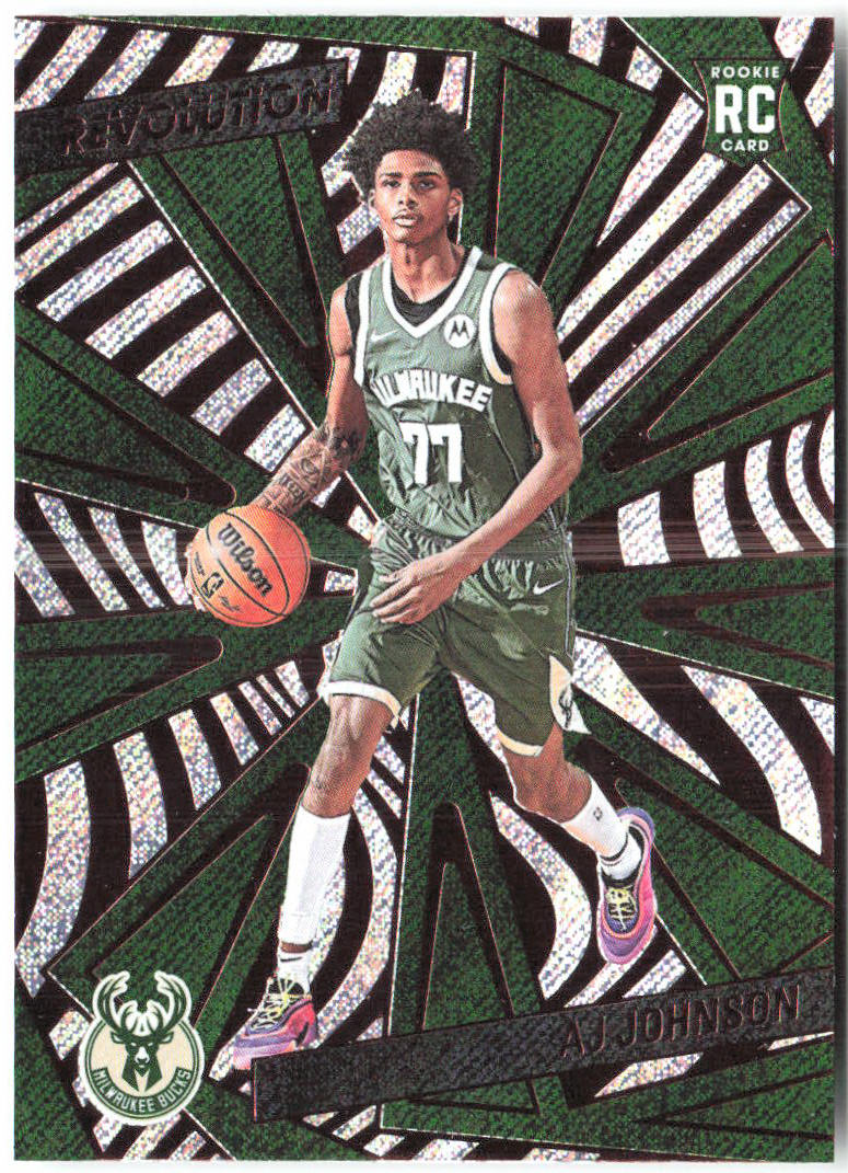 AJ Johnson Panini Revolution 140 2024-25 Milwaukee Bucks RC