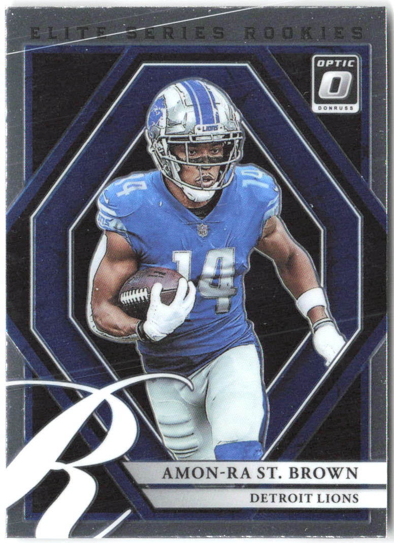Amon-Ra St. Brown Donruss Optic - Elite Series Rookies ESR-17 2021 Detroit Lions