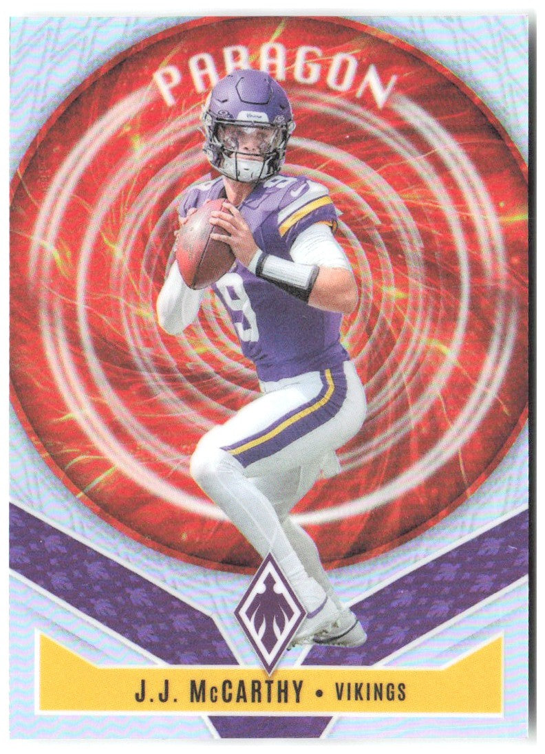 J.J. McCarthy Panini Phoenix - Paragon 8 2025 Minnesota Vikings