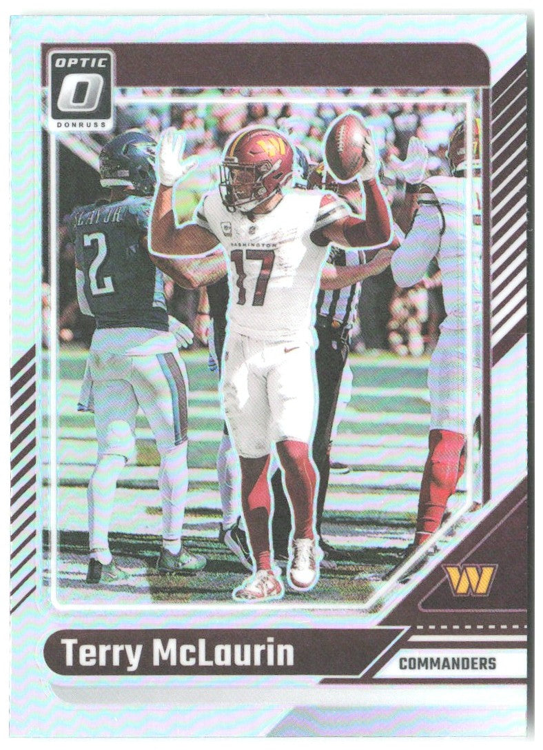 Terry McLaurin Donruss Optic - Holo 196 2024 Washington Commanders