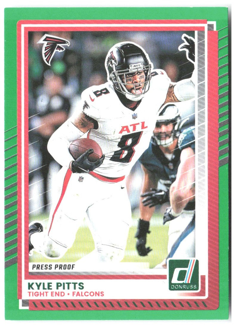 Kyle Pitts Donruss - Press Proofs Green 116 2025 Atlanta Falcons